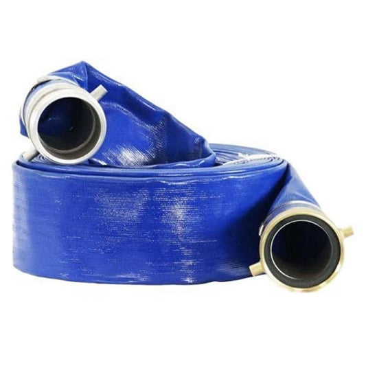 DuroMax XPH0425D 4-Inch x 25-Foot Discharge Hose for Water Pumps, Blue