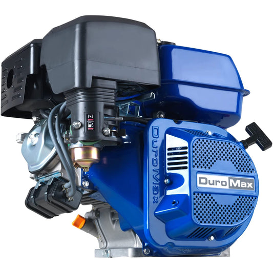 DuroMax XP16HP 420cc Recoil Start Gas Powered 50 State Approved, Multi-Use Engine, XP16HP, Blue 420cc Gas