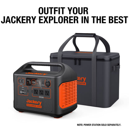 Jackery Extra Large Travel Carrying Case for Portable Power Station Explorer 1500, 1000 Pro or 1000, Overlaid with Multi-layered Splash-proof Material(Explorer 1500, 1000 Pro and 1000 sold separately)
