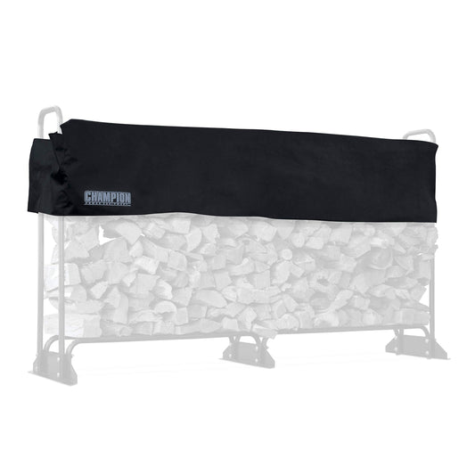 Champion 96-Inch Firewood Rack Cover 96 inch + Canvas + Easy-Open Straps