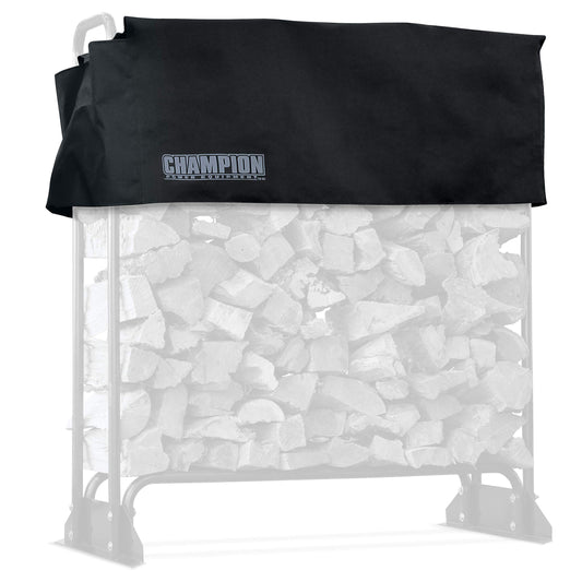 Champion 48-Inch Firewood Rack Cover 48 inch + Canvas + Easy-Open Straps