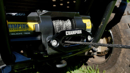 Champion Power Equipment 100722 XL 3500-lb. ATV/UTV Synthetic Rope Winch Kit