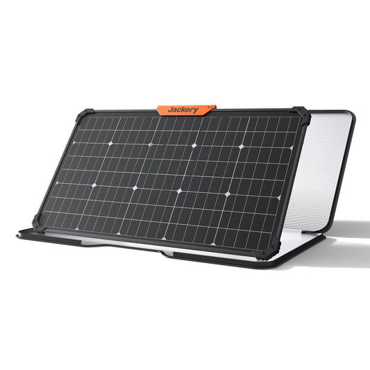 Jackery SolarSaga 80, Dual-Sided Panels Enhanced Power Generation Efficiency of 25%, IP68 Waterproof and Dustproof, Simple & Speedy Setup, Compatible with all Jackery Stations, Made for Outdoors