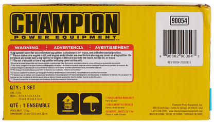 Champion Weather-Resistant Storage Cover for 15-27-Ton Log Splitters 15 - 27 Ton + Vinyl + Drawstring
