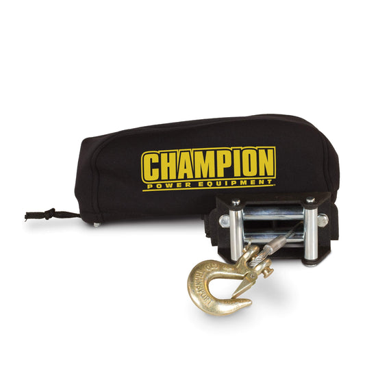 Champion Power Equipment 18030 Housse de treuil en néoprène pour treuils de 2 000 à 3 500 lb. Treuil de 2 000 à 3 500 lb + cordon de serrage 