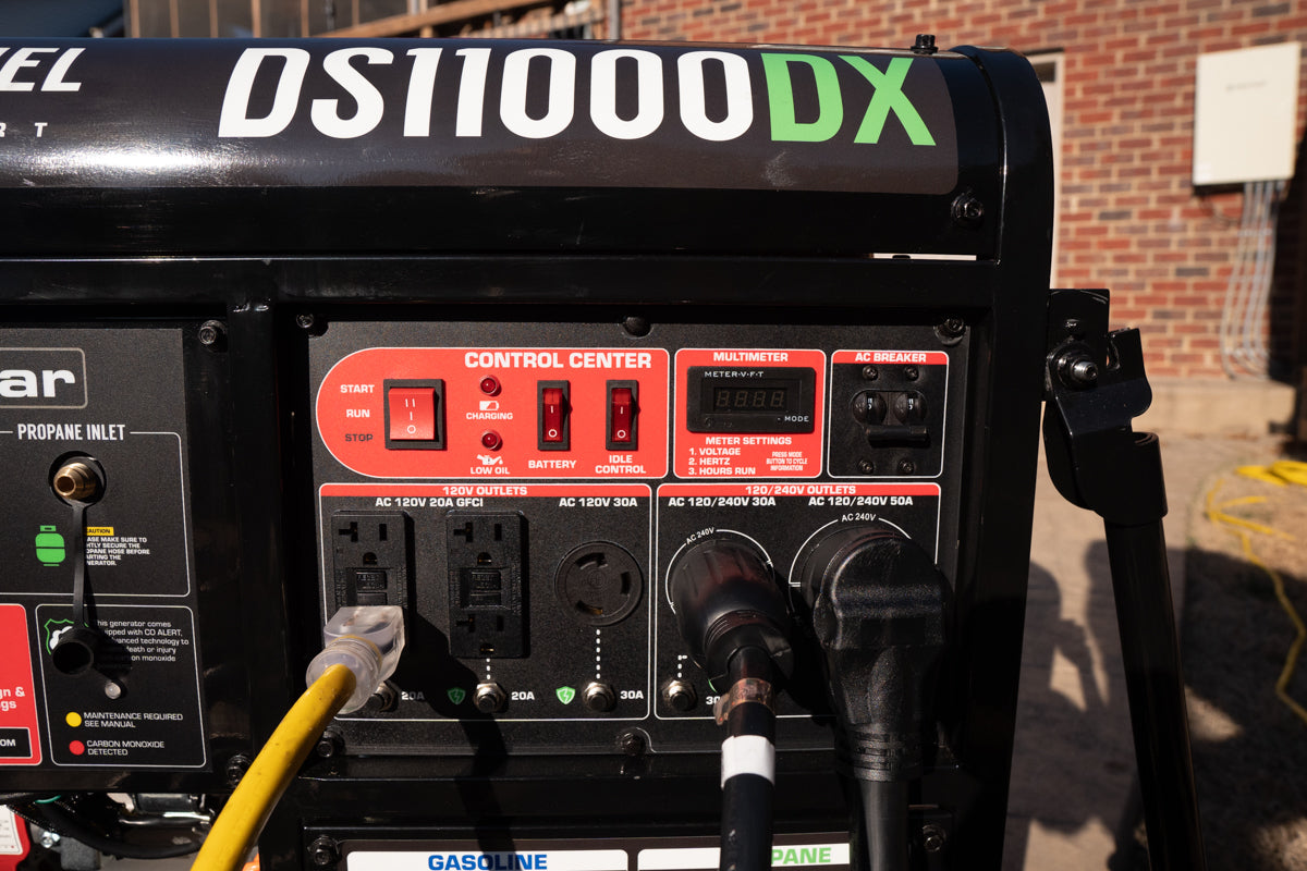 11,000 Watt Dual Fuel Portable Generator w/ CO Alert