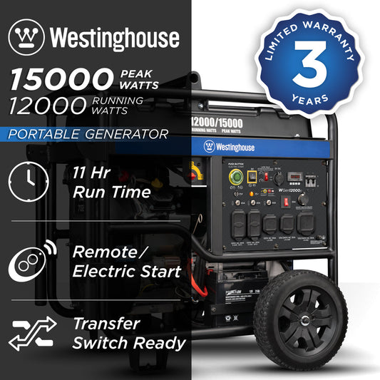 WGen12000c Generator with CO Sensor