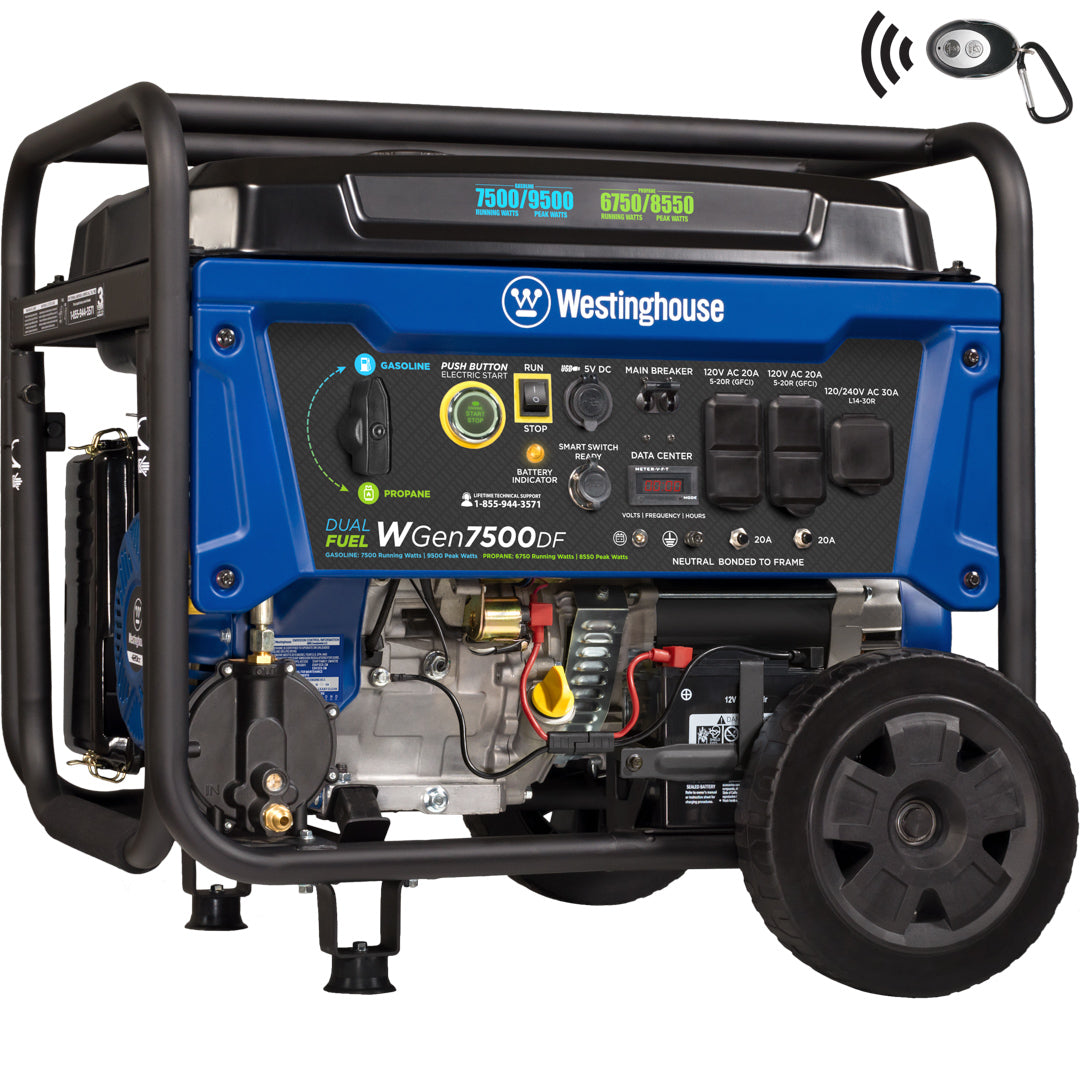 WGen7500DF Generator - Dual Fuel